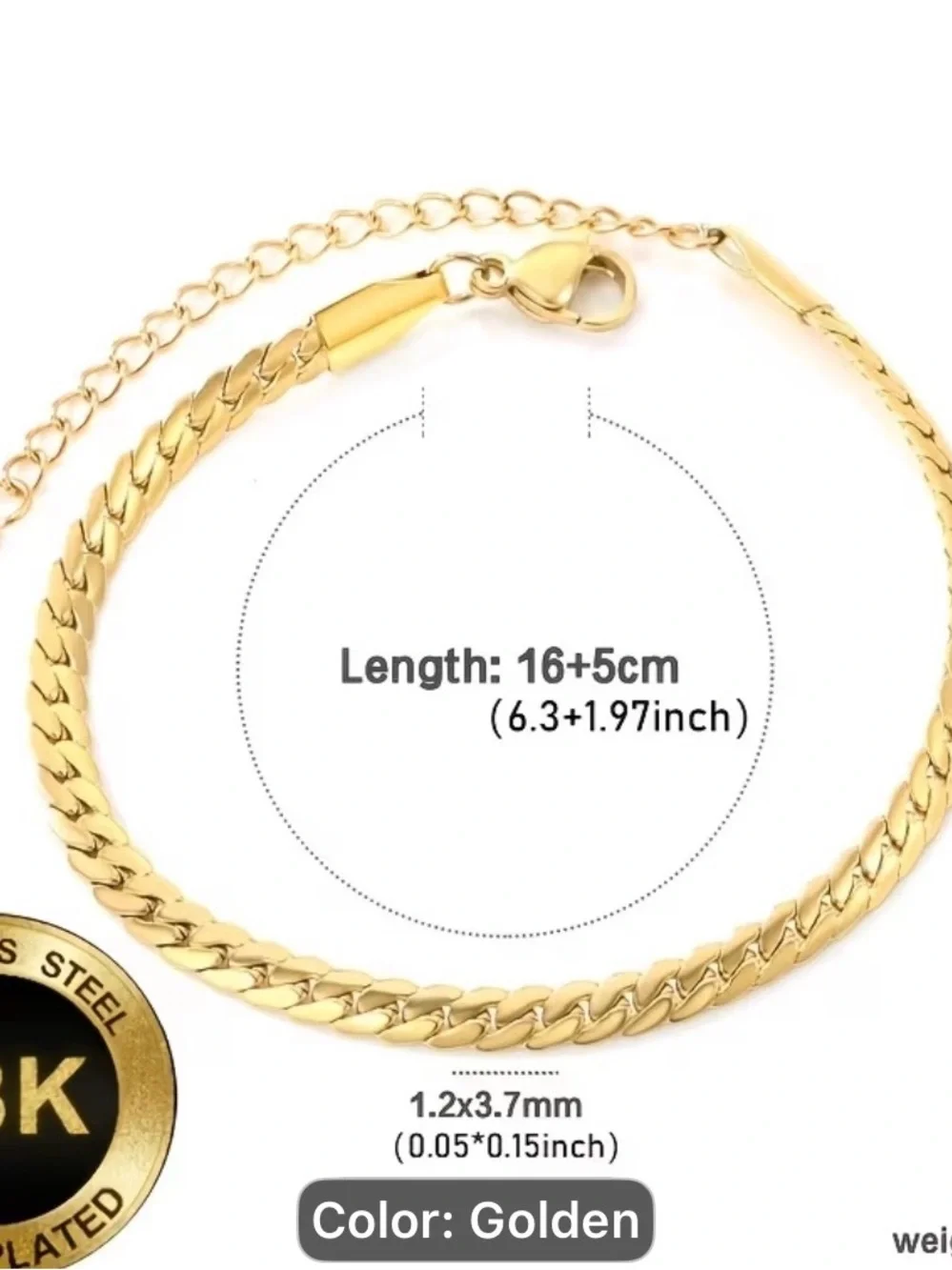 Gold-Tone Cuban Link Necklace & Bracelet Set - Men